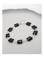 Onyx Bracelet In 92.5 Sterling Silver
