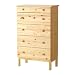 Ikea Tarva Chest with 5 Drawers Real Pine Wood