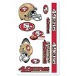 San Francisco 49ers Temporary Tattoos