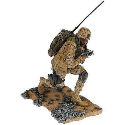 Childrens Toyshop  Toys : McFarlane's Soldiers 2nd Tour of Duty Marine Radioman African-American