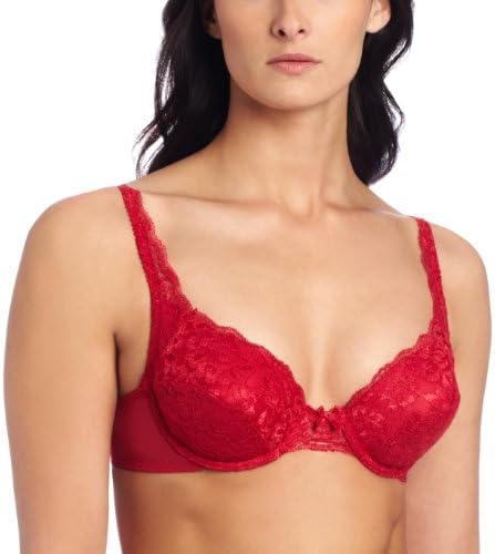 VASSARETTE Women's Lace Padded Push Up Bra