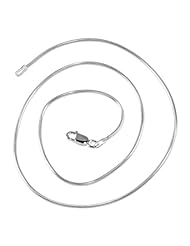 VINANI brand Germany 925 Sterling Silver Snake Chain 1,4 mm (0.06") Necklace S400