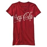 Girls' Red Coca-Cola Short-Sleeve Rhinestone Tee S