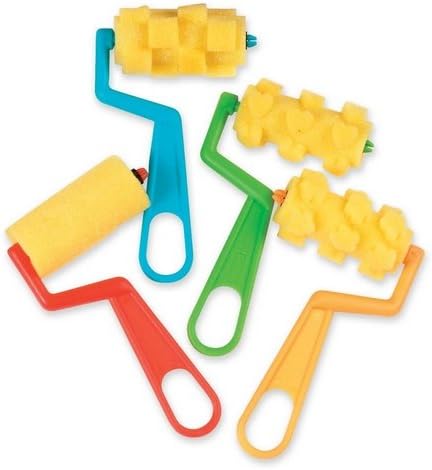 ChenilleKraft Foam Paint Roller - 4 Brush(es) - Plastic Handle - Yellow