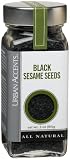 Urban Accents Black Sesame Seeds, 3.0-Ounce Bottles (Pack of 6)