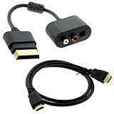 GTMax RCA + HDMI Cable for Microsoft XBOX 360