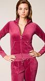 Juicy Couture Grappa Velour Track Jacket