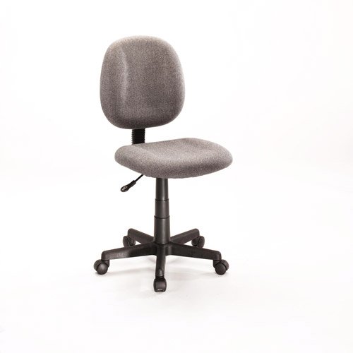 Gray Fabric Armless Task Chair Gray Fabric