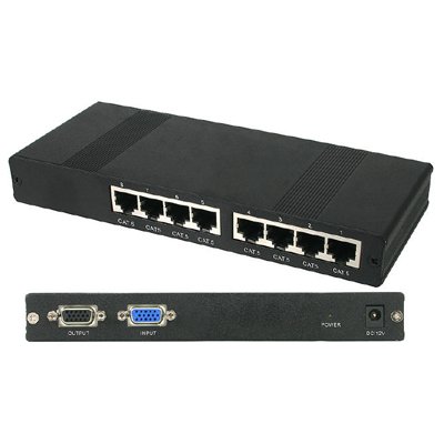 STARTECH 8 Port VGA Video Extender over Cat 5 Max Resolution 1024 x 768 60 Hz