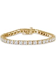 5.00 Carat Classic Diamond Tennis Bracelet in 14K Yellow Gold