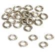 20 14K White Gold Jump Rings for Charms 22 Gauge