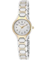 Citizen Quartz Date Two Tone Stainless Steel Bracelet Womens Watch - EU2254-51A