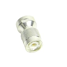 TPI 3010 Silver Plated Brass TNC Type Male Connector with Teflon Insulation