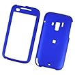 HTC Touch Pro 2 CDMA Rhodium (Verizon) Rubberized Snap On Protector Hard Case Blue