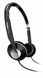 Philips SHH 9506 Leicht- Kopfh&ouml;rer/ Headset inkl. Fernbedienung & Mikrofon f&uuml;r Apple iPhone/ iPod (40 mm Neodym-Lautsprecher, faltbar)