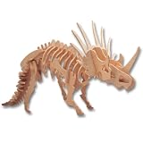 3-D Wooden Puzzle - Big Styracosaurus -Affordable Gift for your Little One! Item #DPUZ-3103