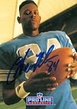 Herman Moore Autographed/Hand Signed Football Card (Detroit Lions) 1991 Pro Line #281