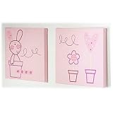 Lollipop Lane Rosie Posy Canvas Print - Set of Two
