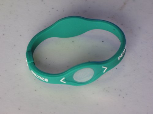 Basketball Energy Balance Sports Bracelet Wristband Green / White Boston Celtics Size S