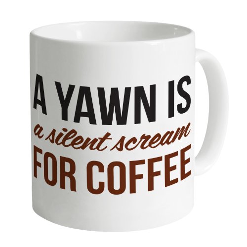 Silent Scream Mug, White