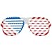 New Hip Hop OG Shutter Shades - USA FLAG