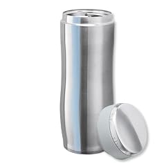 Isosteel VA-9682 Vakuum-Isolierbeh�lter 0,45 L aus 18/8 Edelstahl mit Kunststoff/Edelstahldeckel inkl. Ventil zum Druckausgleich