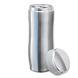 Isosteel VA-9682 Vakuum-Isolierbeh�lter 0,45 L aus 18/8 Edelstahl mit Kunststoff/Edelstahldeckel inkl. Ventil zum Druckausgleichvon "Isosteel"