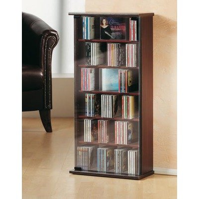 VCM 25217 VCM CD/DVD-Turm "Vetro" f&uuml;r 150 CDs, wei&szlig;
