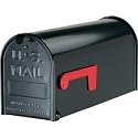 Solar ALM110BO Group Aluminum Mailbox Standard Size Black