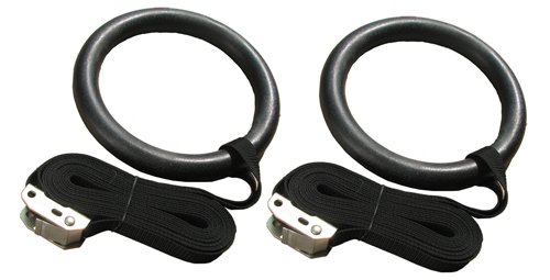 Ultimate Body Press Wall Mounted Pull Up Bar and Gymnastic Rings Package