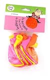 Kitchen & Housewares : Charlie & Lola Balloons x 12 printed balloons with ribbon