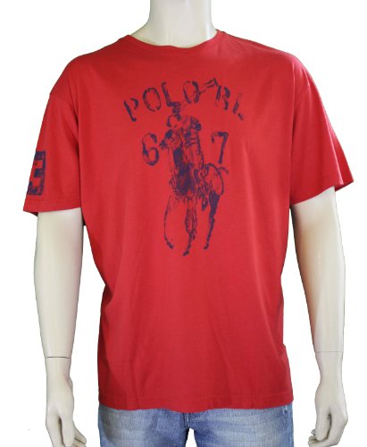 Polo Ralph Lauren Men's Big Pony Shirt-Red