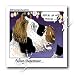 Londons Times Funny Cow Cartoons - Cow In Shakespearian Production - Iron on Heat Tra...