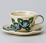 椿コーヒーC/S(青) 【美濃焼 コーヒーカップ&ソーサー】 / お楽しみグッズ(キッチン用品)付きセット