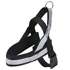 Trixie 20564 Premium Reflect Geschirr, M-XL: 55-100 cm/50 mm, schwarz