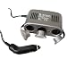 Eufab 16566 Steckdose 3 in 1, 12 V, mit 10 A Sicherung, Kontroll-LED als Batteriestromanzeige, 1m Kabel f�r Zigarettenanz�nder