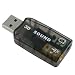 Instantly External 5.1 USB 3D Audio Sound Card Adapter for PC Desktop Notebook Laptopcreates a microphone in and audio jack out from any PC USB port
