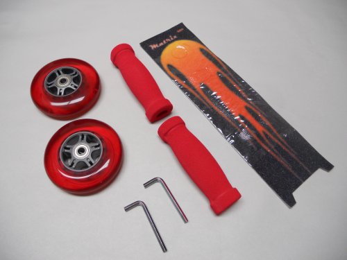 Replacement Razor Scooter Wheels Set - Red