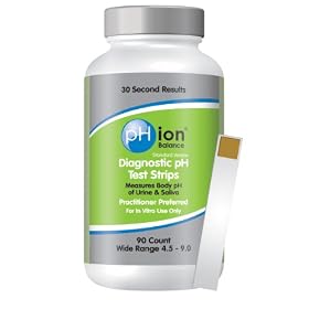 PHion Balance Diagnostic Ph Test Strips, 4.5 - 9.0 ph Range, 90-Count