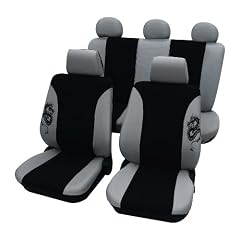 Cartrend 79-5320-03 Sitzbezug Komplett-Set "Mystery", silber, mit Dokunaht, Seitenairbag geeignet