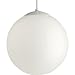 Progress Lighting P4403-29 Opal Cased Globes Provide Evenly Diffused Illumination White Cord, Canopy and Cap, Satin White