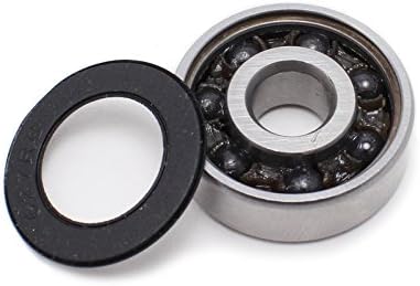 Generic 6x13x5 mm 686-2RSc Hybrid Ceramic Si3N4 Ball Rubber Sealed Bearings (Pack of 4)