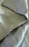 Luxury 100% Silk Charmeuse Duvet Cover Silver Queen