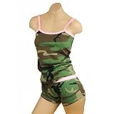 Camouflage Booty Short and Tank Top Set - Nyteez