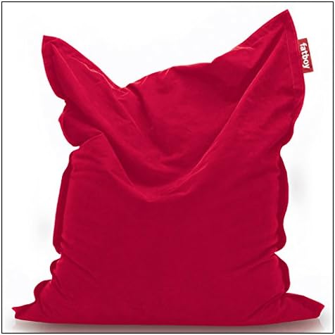 Fatboy The Original Stonewashed Bean Bag Lounger by Fatboy USA, color = Red