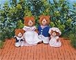 CALICO CRITTERS MARMALADE BEAR FAMILY