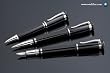 Dunhill Sentryman Platinum Trim Ballpoint Pen - Black/Platinum Trim NWD2503