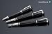 Dunhill Sentryman Platinum Trim Ballpoint Pen - Black/Platinum Trim NWD2503