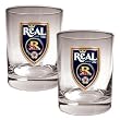 Real Salt Lake Soccer 2pc Rocks Glass Set - Primary Team Logo MAJOR-LEAGUE-SOCCER Soccer