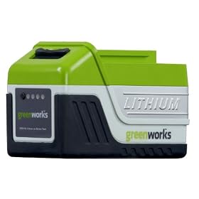 Greenworks 29212 20 Volt 6.0 Ah Lithium Ion Extended Run Time Battery by 